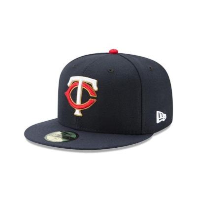 Sapca New Era Minnesota Twins MLB Authentic Collection 59FIFTY Fitted - Albastri